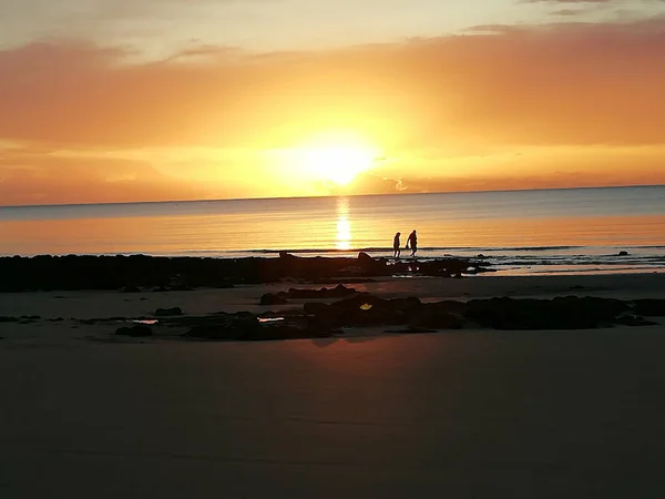 Gyönyörű Napfelkelte Fuerteventura Szigetén — Stock Fotó