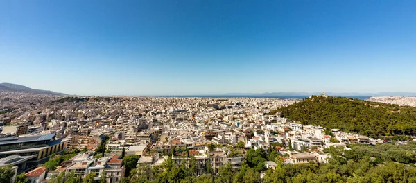 Eine Luftaufnahme Von Athen Griechenland Während Des Tages — Stockfoto