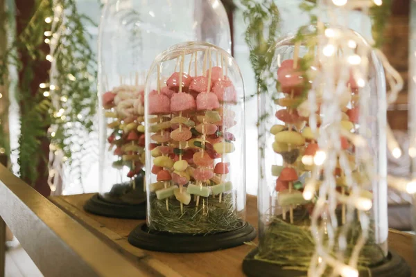 Pari France Temmuz 2021 Şekerlerden Yapılmış Güzel Düğün Süslemeleri — Stok fotoğraf