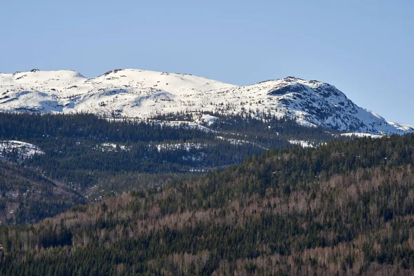 Norefjell Mountain Norway Favorite Destination Skiers Hikers — Zdjęcie stockowe