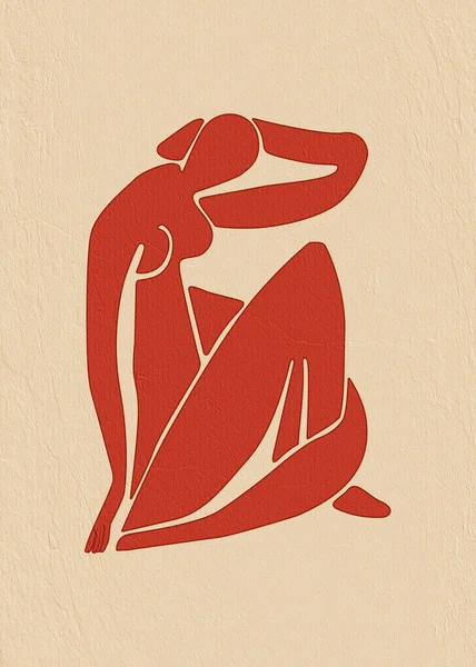 Αφηρημένη Τέχνη Henri Matisse Στυλ Πολύχρωμο Τέλειος Συνδυασμός Και Τάση — Φωτογραφία Αρχείου