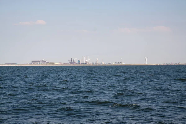 Steel Works Blast Furnaces Dutch Coast Ijmuiden — Zdjęcie stockowe