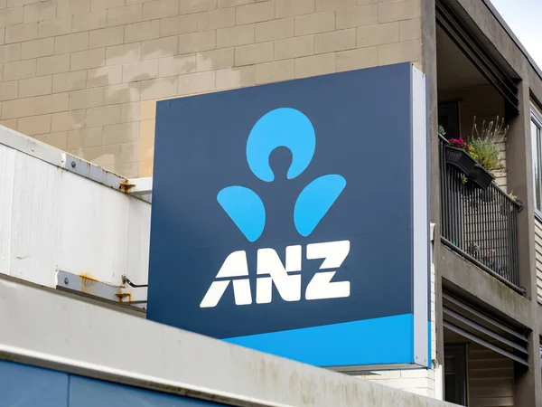 Auckland Nueva Zelanda Noviembre 2021 Vista Del Letrero Sucursal Bancaria — Foto de Stock