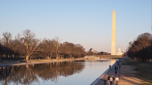 Washington Usa Capitol Memorial — Vídeo de Stock