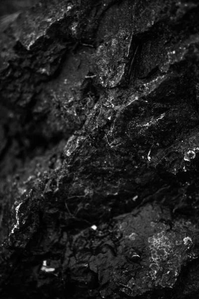 Piece Heavy Rock Black White — Zdjęcie stockowe