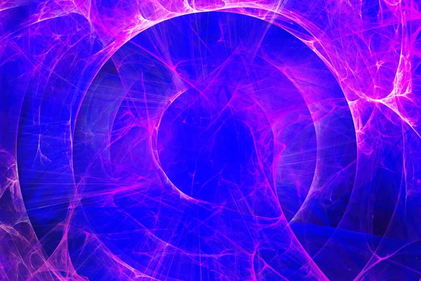 Абстрактний Круглий Синій Фіолетовий — стокове фото