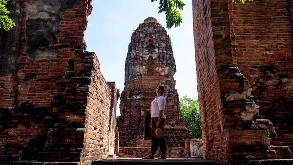 Wat Phrmahathat Ayutthata Thajsko Asie — Stock fotografie