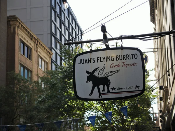 New Orleans Vereinigte Staaten November 2021 Das Juan Flying Burrito — Stockfoto