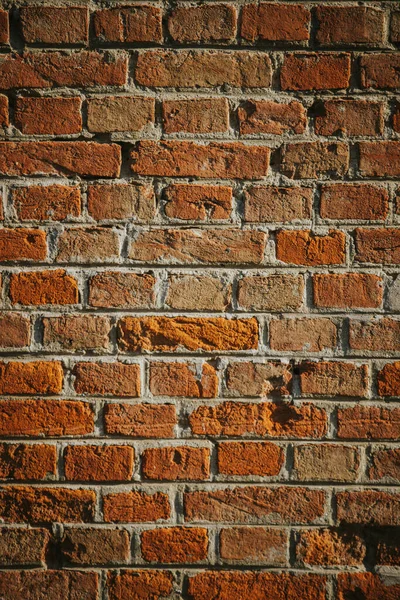 Tuğla Duvar Arkaplanının Yakın Çekimi — Stok fotoğraf
