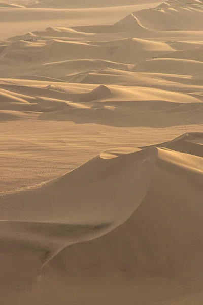 Vertical Shot Sand Dunes Death Valley San Pedro Atacama Chile — Fotografia de Stock