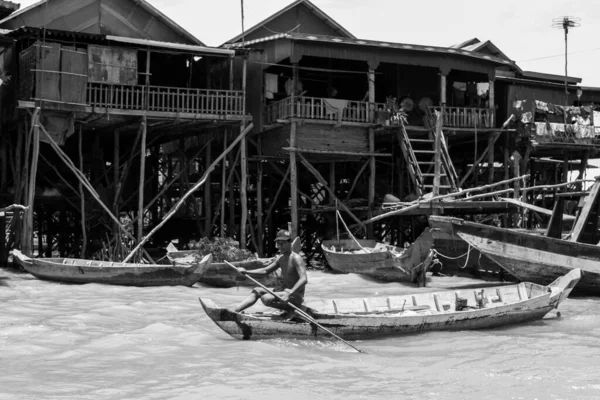 Kampong Phluk Kambodscha Aug 2017 Kleine Boote Die Hauptsächlich Von — Stockfoto