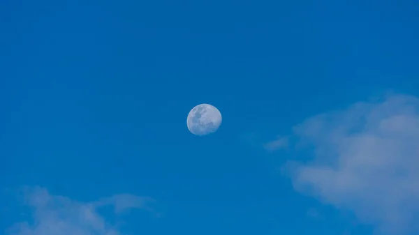 Full Moon Day Night Lunar Eclipse — Zdjęcie stockowe