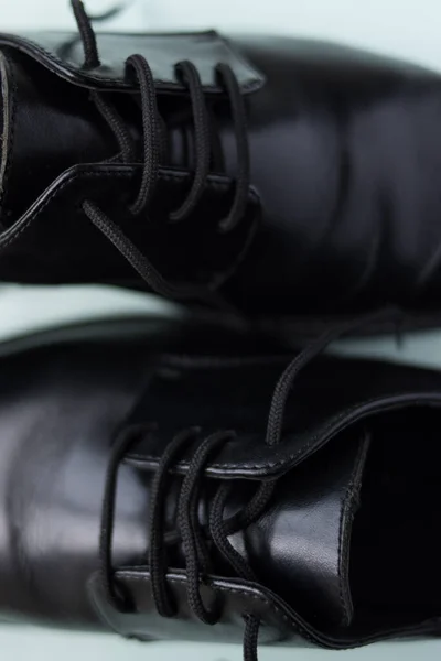 Close Shot Black Classic Shoe — Stockfoto