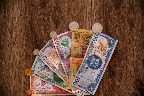 Vecchia Valuta Cartacea Trinidad Tobago Banconote Saranno Messe Fuori Circolazione — Foto Stock