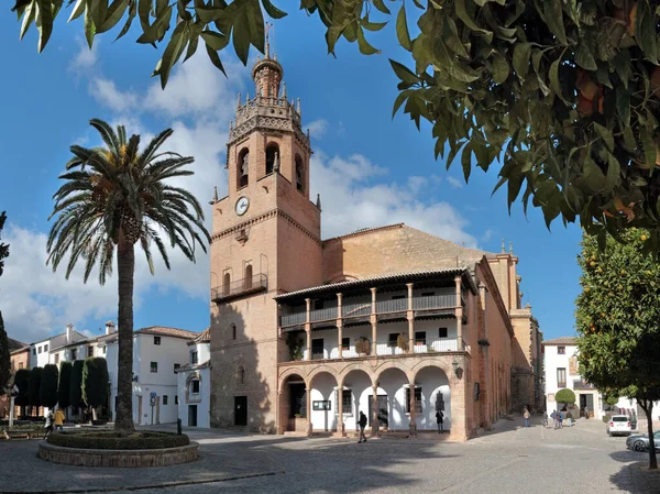 Ronda Andalusia Spain Santa Maria Mayor Church Which History Also — ストック写真