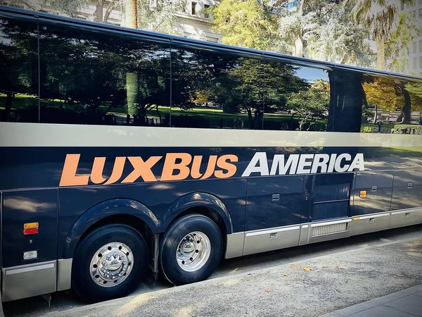 Sacramento Vereinigte Staaten Nov 2021 Ein Bus Von Luxbus America — Stockfoto