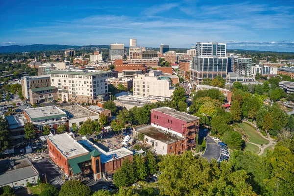 Beautiful Aerial View Greenville Blue Sky South Carolina — Stockfoto