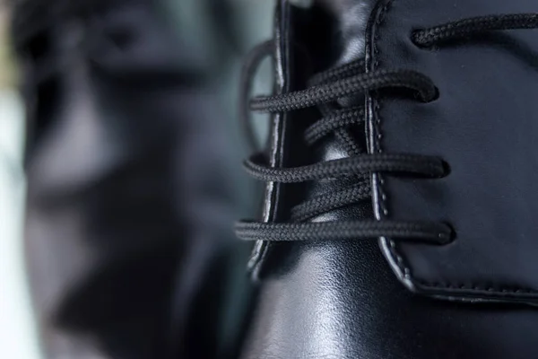 Close Shot Black Classic Shoe — 스톡 사진