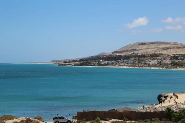 Céu Azul Sobre Mar Paisagens Costeiras Verão — Fotografia de Stock