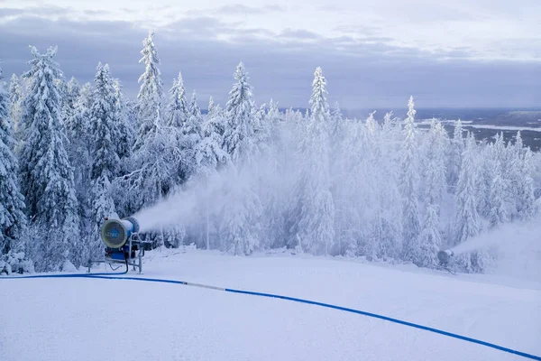 Winter Scenery Vuokatti Sotkamo Finland — Stockfoto