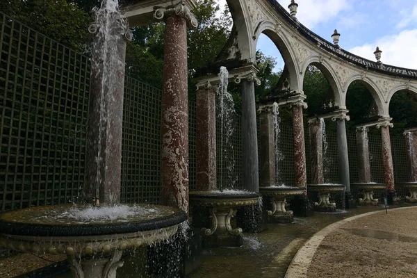 Paris France Oct 2019 Tourists Travelling Palace Versailles Versailles France — Stock Photo, Image