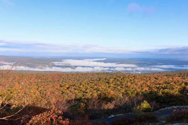 View High Point State Park Sussex County Crisp Fall Morning — стоковое фото