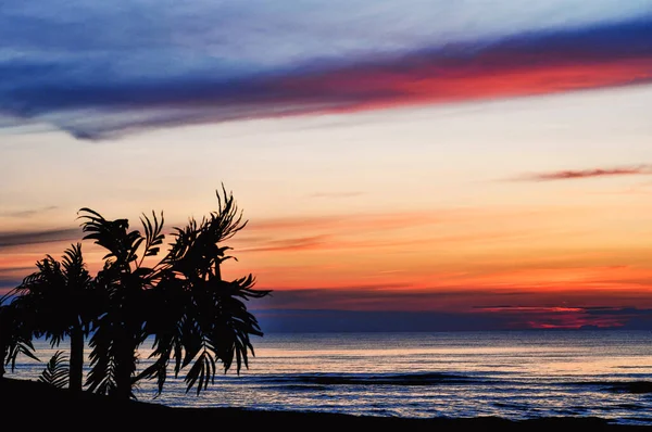 Mesmerizing Scene Sea Sunset — Fotografia de Stock