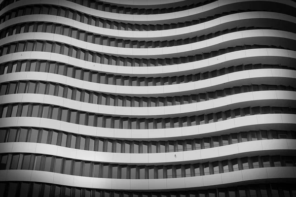 Closeup Shot Architectural Building Design Waves — Stockfoto