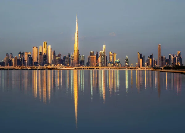 Skyline Dubai Sunrise — Foto de Stock