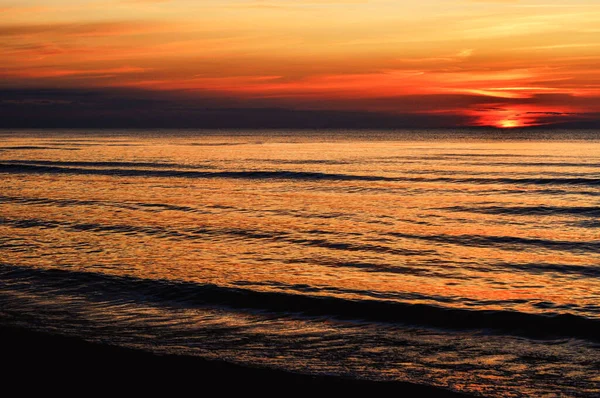 Mesmerizing Scene Sea Sunset — Φωτογραφία Αρχείου