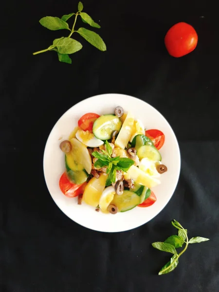 Closeup Shot Salad Cucumber —  Fotos de Stock