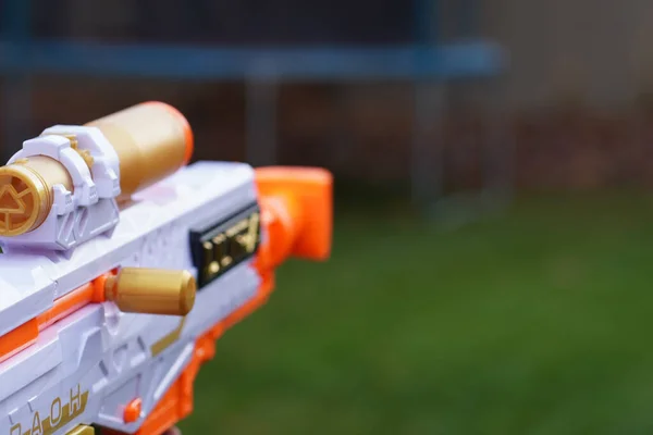 Closeup Shot Colorful Rifle Toy — ストック写真