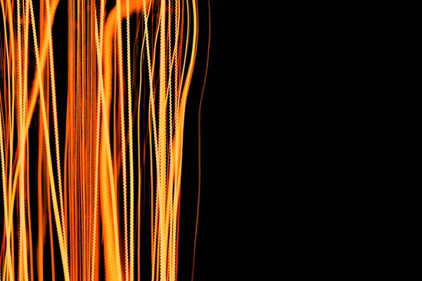 Closeup Orange Neon Lamp Lights — Stok fotoğraf
