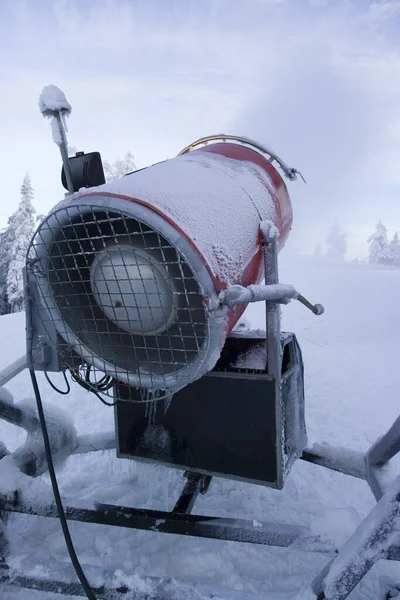 Close Shot Snowmaking Device — Stok fotoğraf