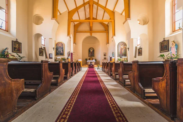 Interior View Catholic Church Kerecsend Hungary — Φωτογραφία Αρχείου