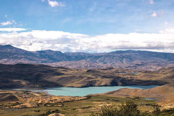 Beautiful View Lake Surrounded Rocky Mountains Huascaran National Park Huallin — Stok fotoğraf