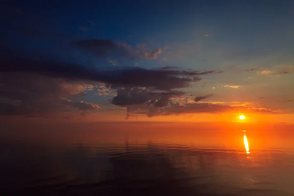 Mesmerizing View Sunset Coast Baltic Sea Lithuania — 图库照片