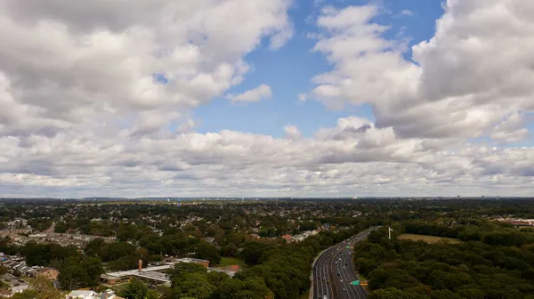 Widok Lotu Ptaka South State Parkway Long Island Nowy Jork — Zdjęcie stockowe