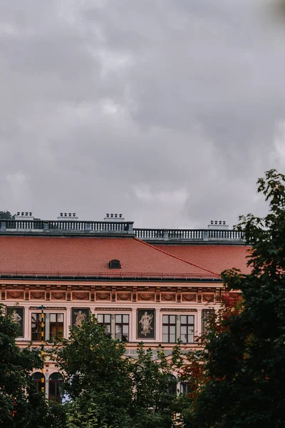 Romanya Nın Brasov Kentindeki Binaların Dikey Görüntüsü — Stok fotoğraf