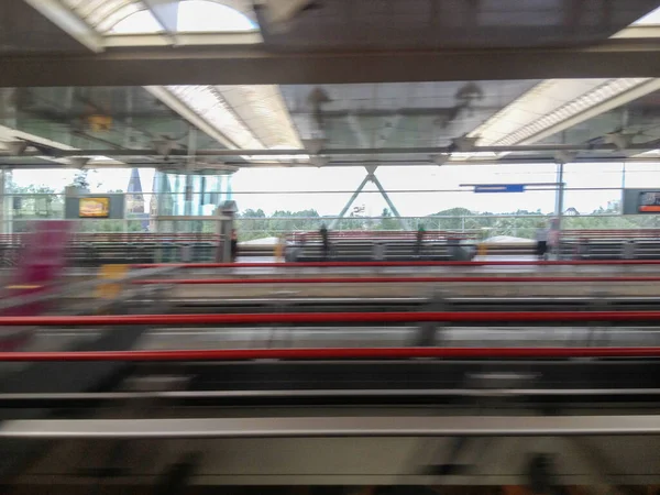 Blurry Picture Train Station —  Fotos de Stock