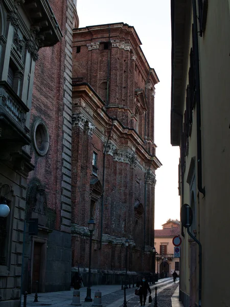 Novara Italia Ottobre 2021 Basilica San Gaudenzio Piazza Centrale Novara — Foto Stock