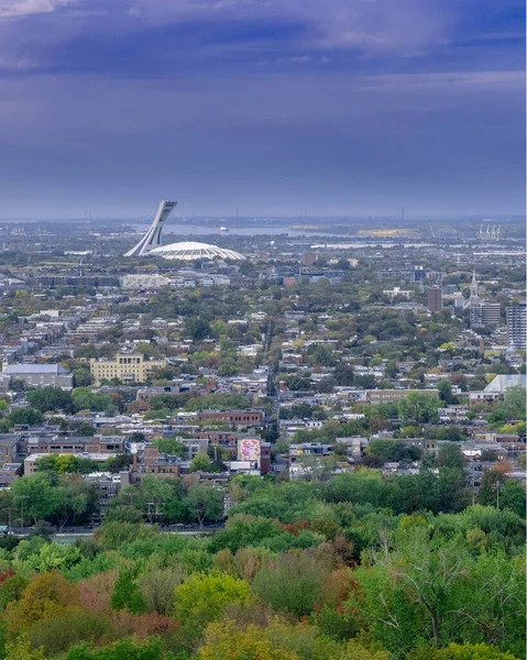 Vertical Shot Cityscape Montreal Canada — Stock Photo, Image