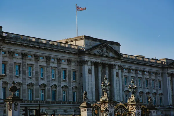 Westminster Ngiltere Deki Tarihi Buckingham Sarayı — Stok fotoğraf