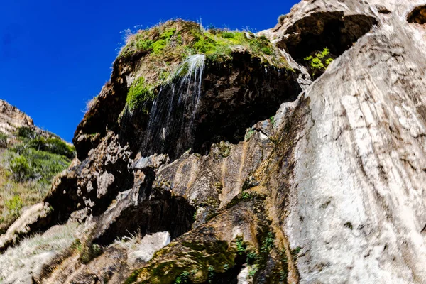 Ein Flacher Blick Auf Einen Wasserfall Bereich Der Sitting Bull — Stockfoto