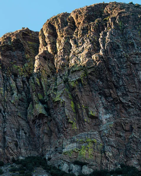 Чудовий Знімок Гранітної Скелі Горах Гуачука Ясним Небом — стокове фото
