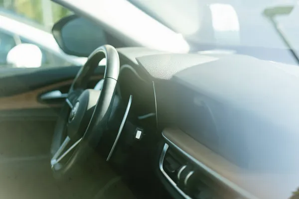 Primer Plano Una Rueda Coche Moderno — Foto de Stock