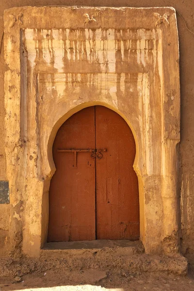 Vertical Shot Vintage Door Merzouga Morocco — Foto Stock