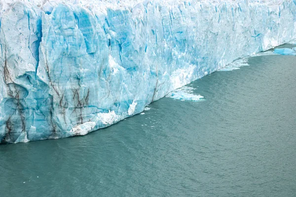 Una Hermosa Vista Glaciar Junto Lago América Del Sur — Foto de Stock