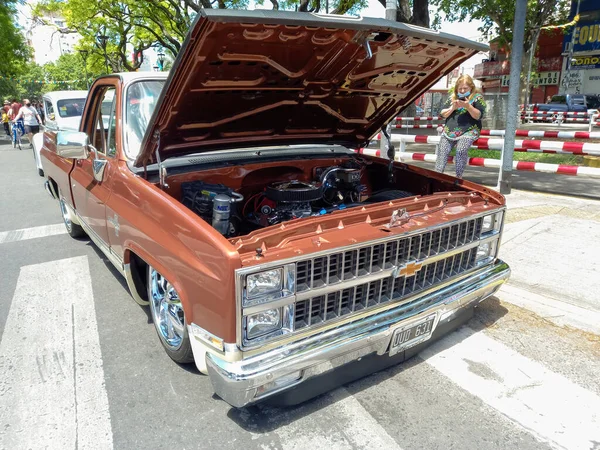 Buenos Aires Argentina 2021 Camioneta Chevrolet Chevy C10 Silverado 1980 —  Fotos de Stock