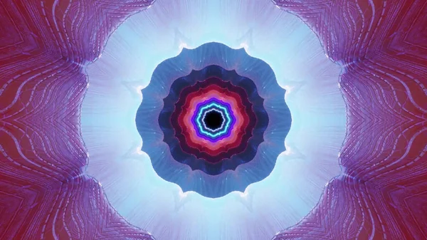 Ένα Πολύχρωμο Καλειδοσκόπιο Mandala Φόντο Ιδανικό Για Ταπετσαρία — Φωτογραφία Αρχείου